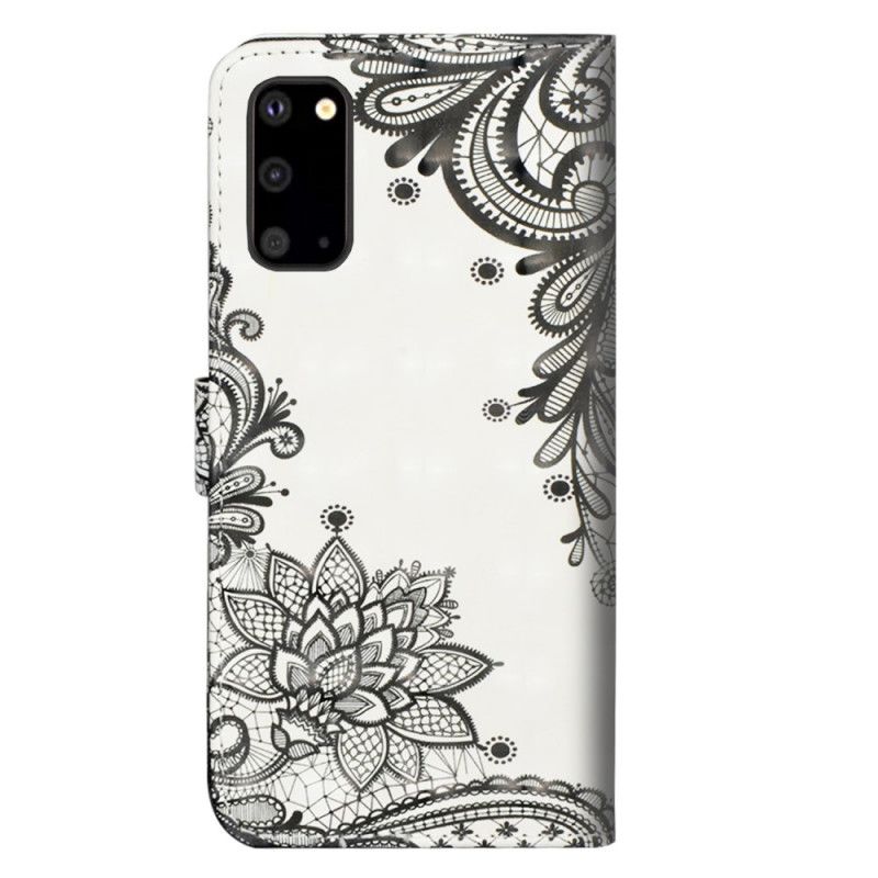 Folio Deksel Samsung Galaxy S20 Elegant Blonder