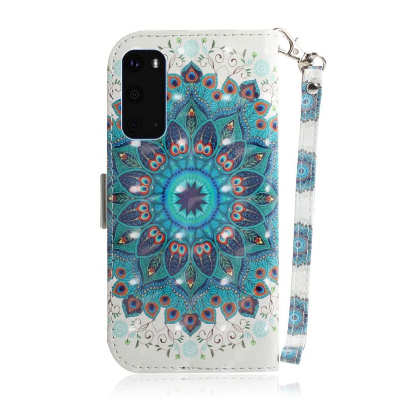 Folio Deksel Samsung Galaxy S20 Mesterlig Mandala Med Tanga