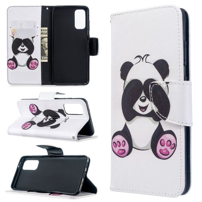 Folio Deksel Samsung Galaxy S20 Morsom Panda