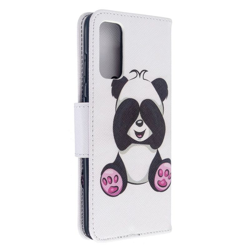 Folio Deksel Samsung Galaxy S20 Morsom Panda