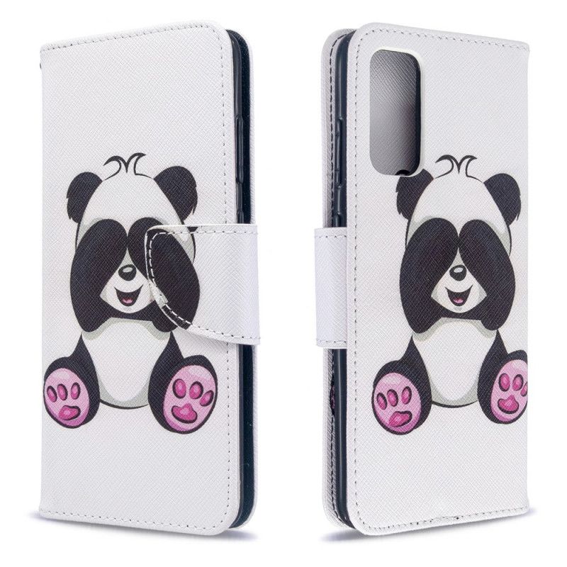 Folio Deksel Samsung Galaxy S20 Morsom Panda