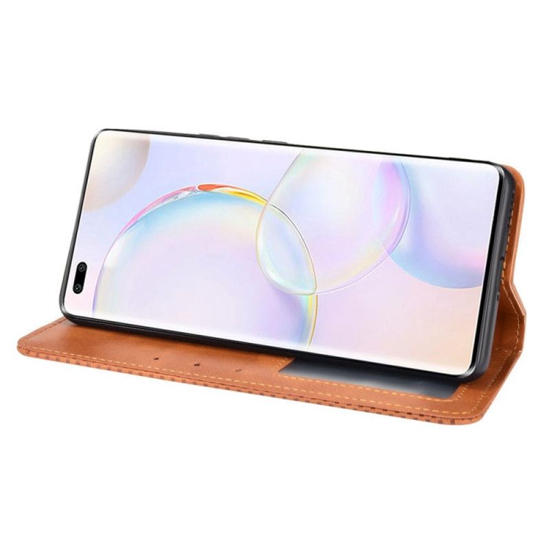 Folio Deksel Huawei Nova 9 Pro / Honor 50 Pro Stilisert Vintage Skinneffekt Beskyttelse Deksel