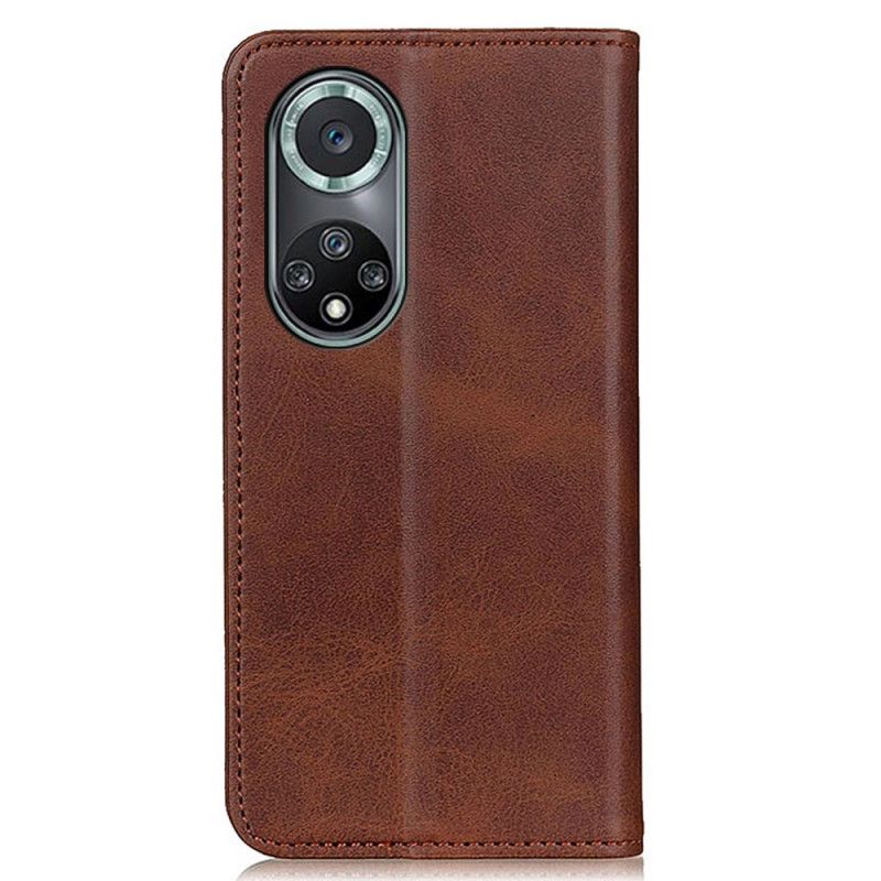 Folio Deksel Lær Huawei Nova 9 Pro / Honor 50 Pro Split Leather Elegance