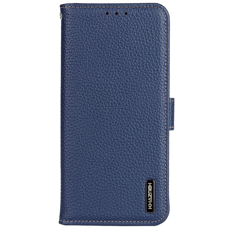 Lærdeksel Folio Deksel Huawei Nova 9 Pro / Honor 50 Pro Mobildeksel Lychee Leather Khazneh