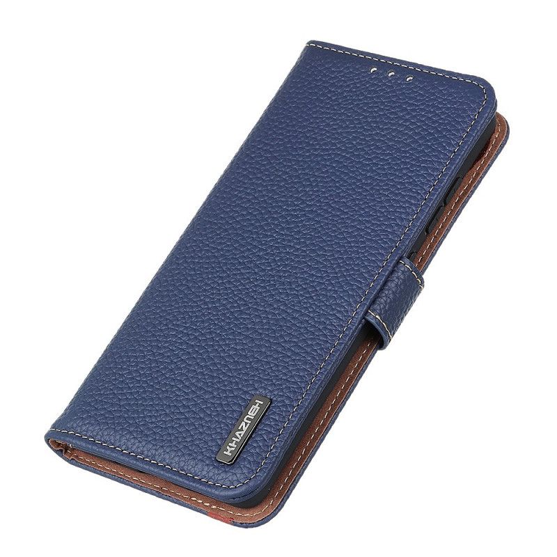 Lærdeksel Folio Deksel Huawei Nova 9 Pro / Honor 50 Pro Mobildeksel Lychee Leather Khazneh