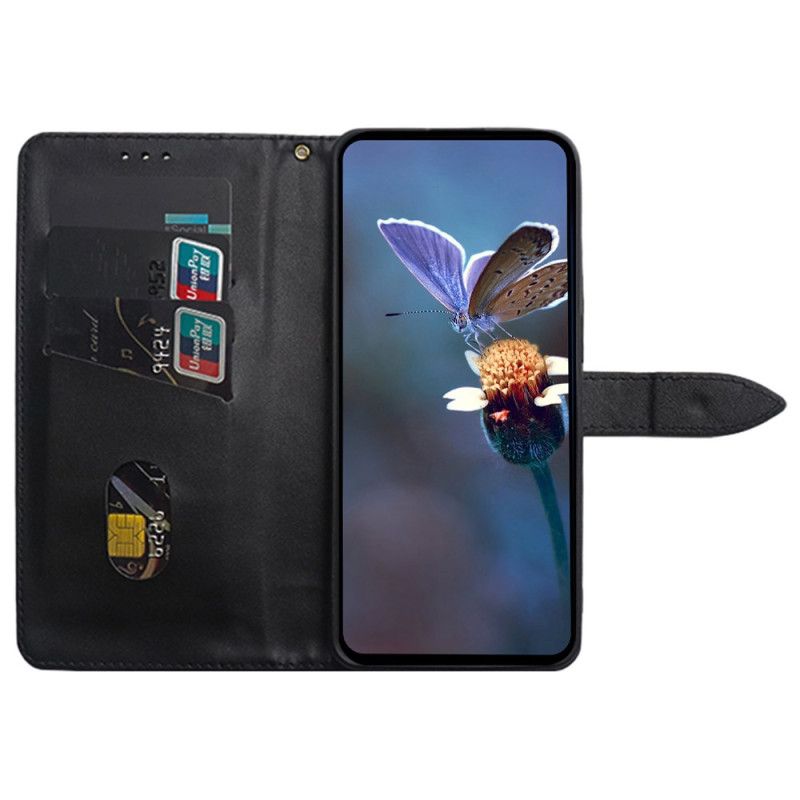 Folio Deksel Xiaomi 14 Ultra Idewei Gullnagler