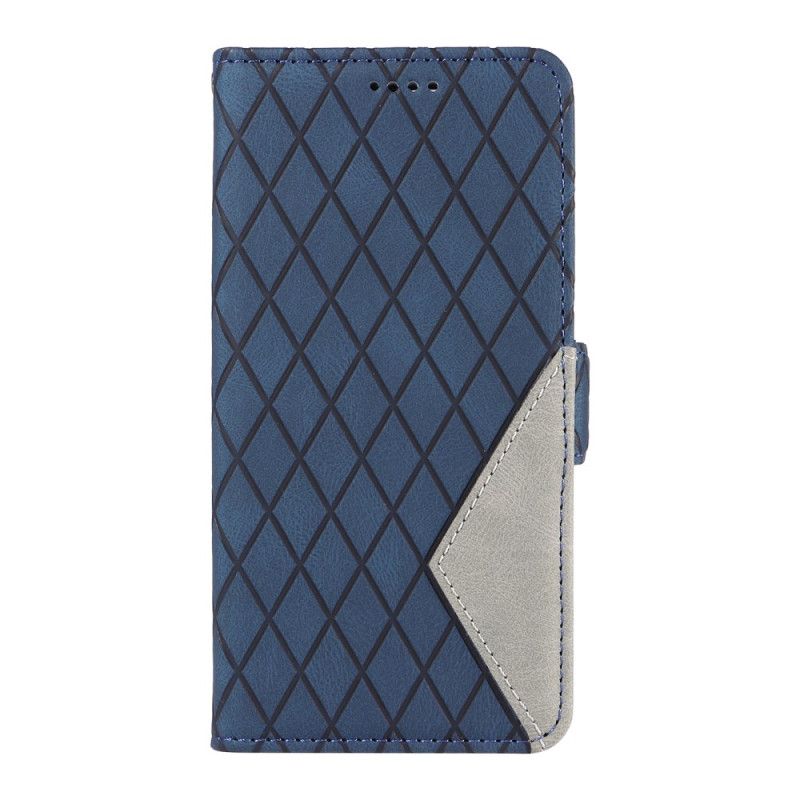 Lærdeksel Folio Deksel Xiaomi 14 Ultra Mobildeksel Strappy Diamonds