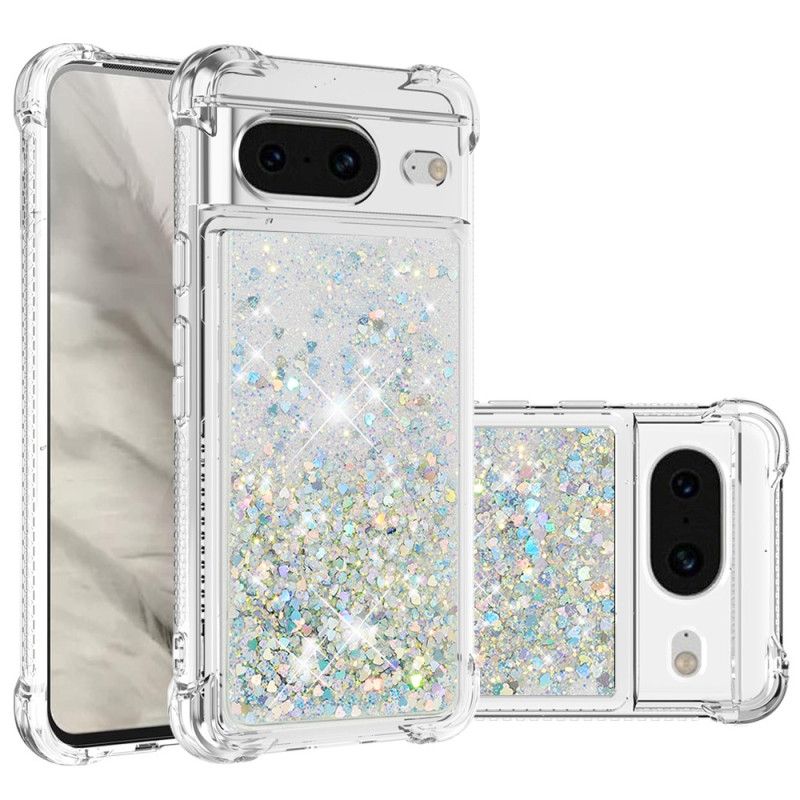 Deksel Google Pixel 8 Mobildeksel Glitter