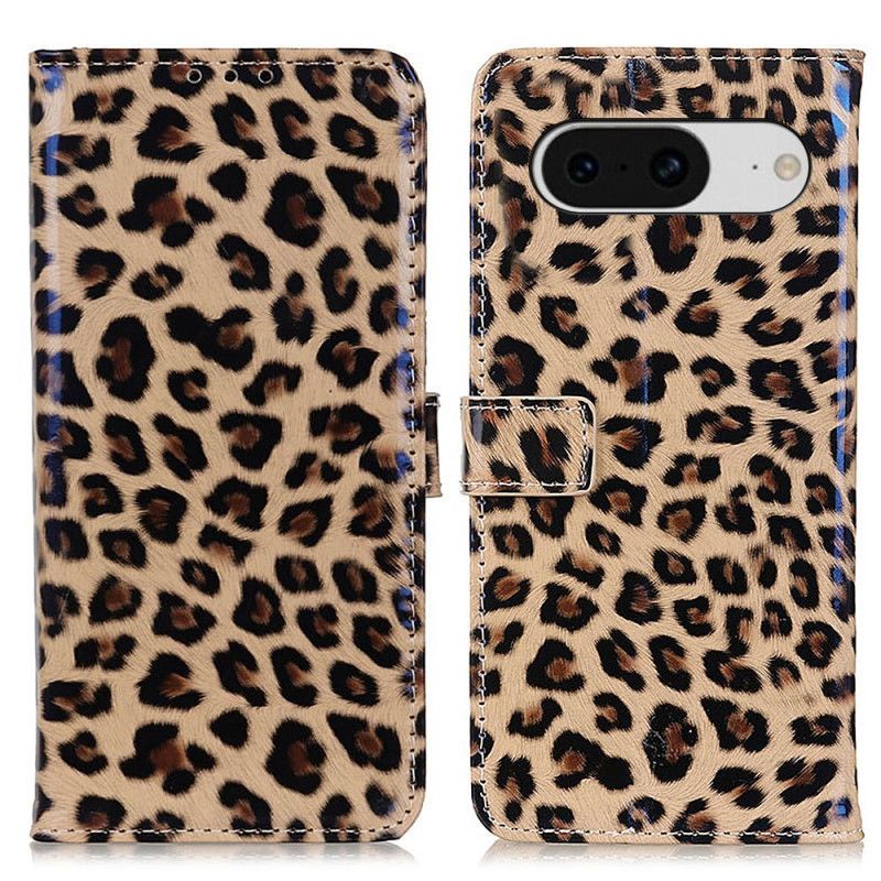 Folio Deksel Google Pixel 8 Leopard Beskyttelse Deksel