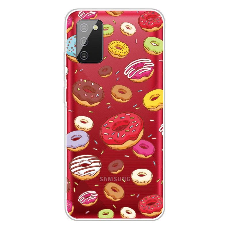 Deksel Samsung Galaxy A02s Kjærlighetsdoughnuts