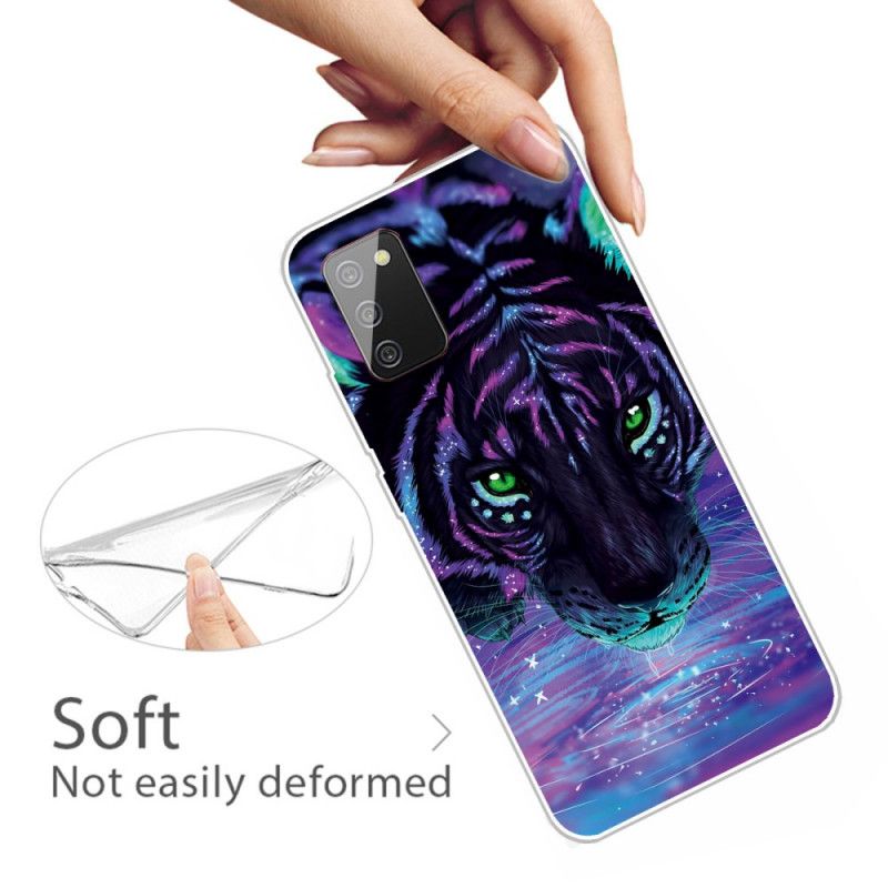 Deksel Samsung Galaxy A02s Svart Fabelaktig Feline Anti-fall