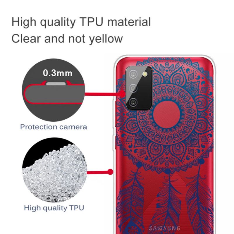 Deksel Samsung Galaxy A02s Unik Blomstermandala Beskyttelse