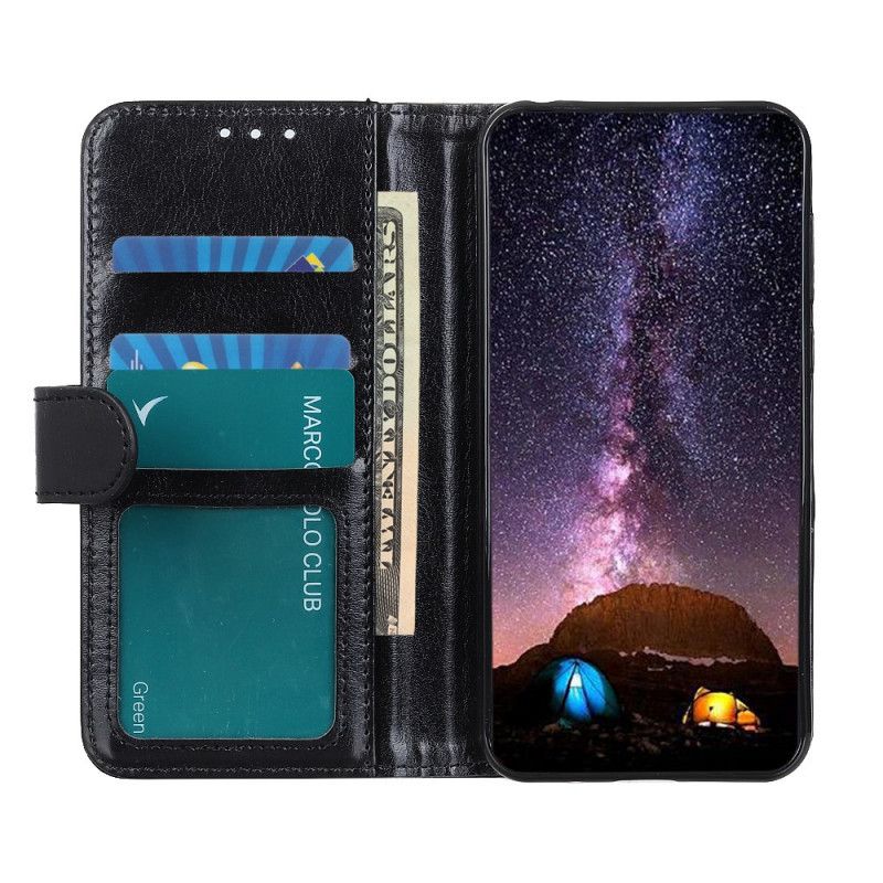 Folio Deksel Samsung Galaxy A02s Svart Frossen Finesse Beskyttelse