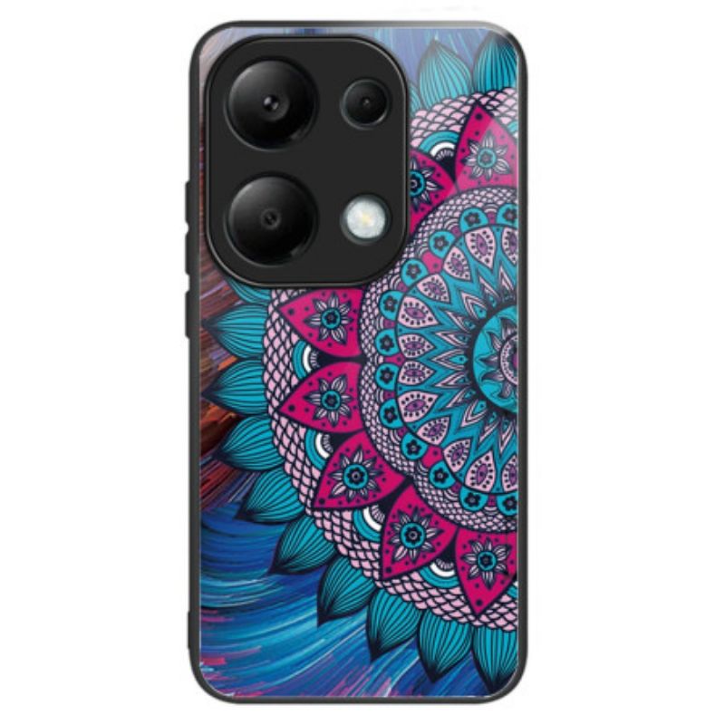 Deksel Xiaomi Redmi Note 13 Pro 4g Mandala Herdet Glass