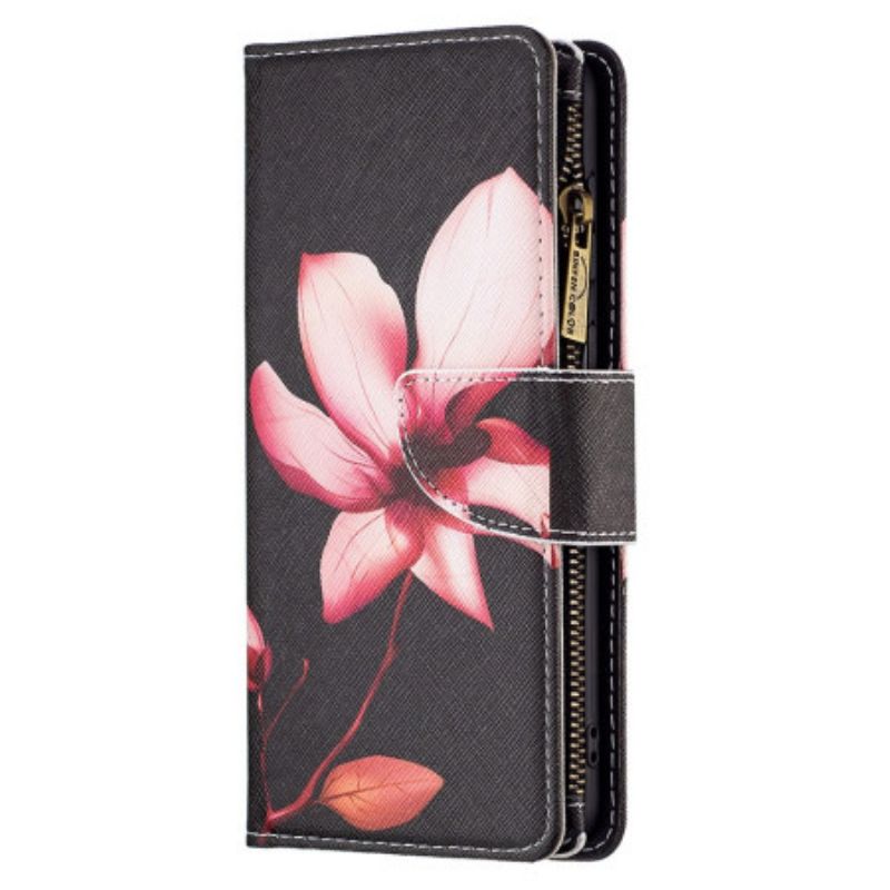 Folio Deksel Til Xiaomi Redmi Note 13 Pro 4g Lotus Strap Lommebok