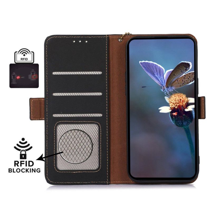 Folio Deksel Til Xiaomi Redmi Note 13 Pro 4g Rfif Blocking Leather