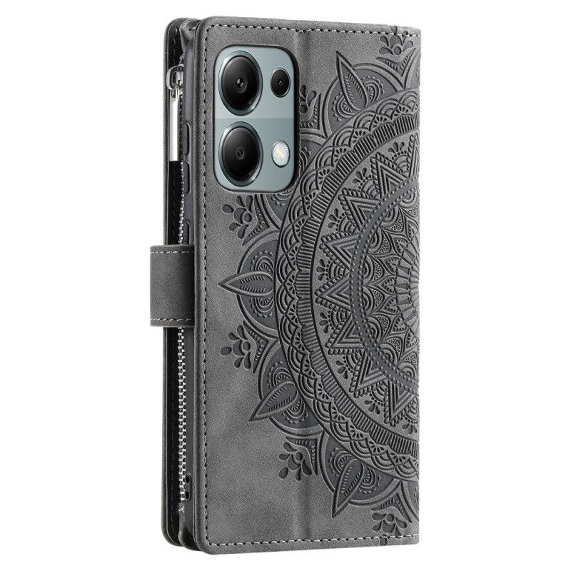 Folio Deksel Xiaomi Redmi Note 13 Pro 4g Mandala Skinneffekt Beskyttelse Deksel