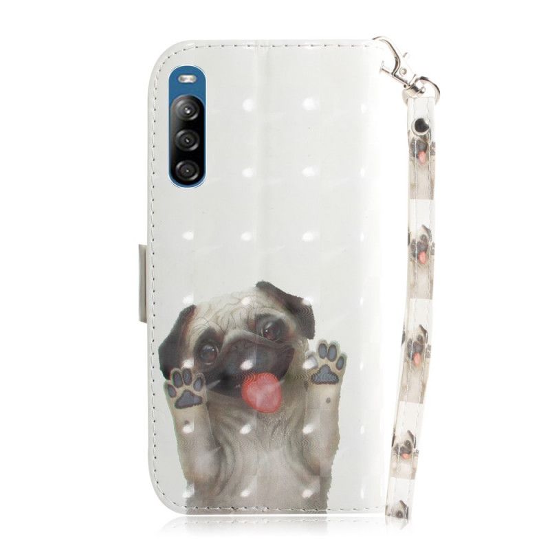 Folio Deksel for Sony Xperia L4 Elsker Hunden Min Med Tanga