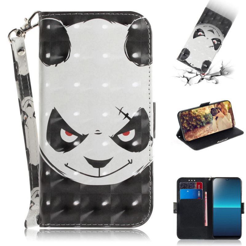 Folio Deksel for Sony Xperia L4 Sint Panda Med Tanga