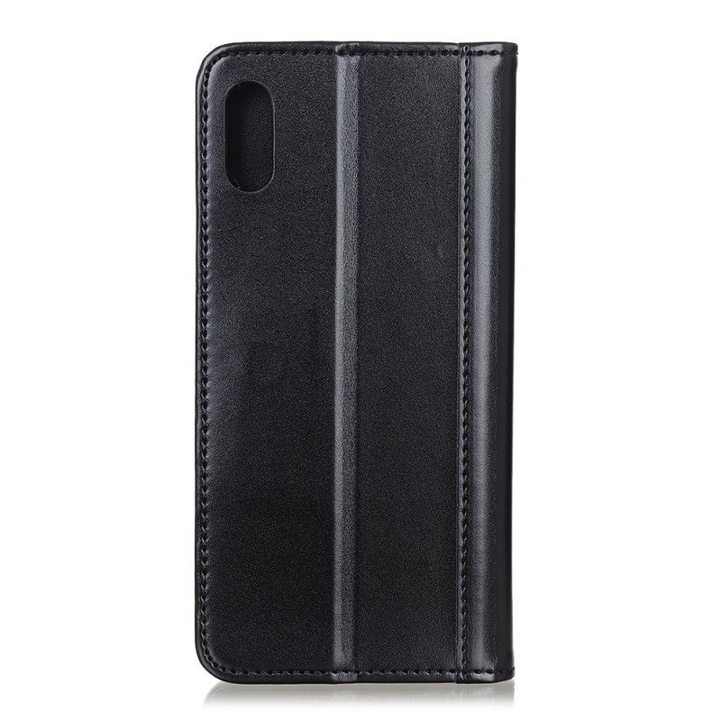 Folio Deksel Sony Xperia L4 Svart Delt Skinn