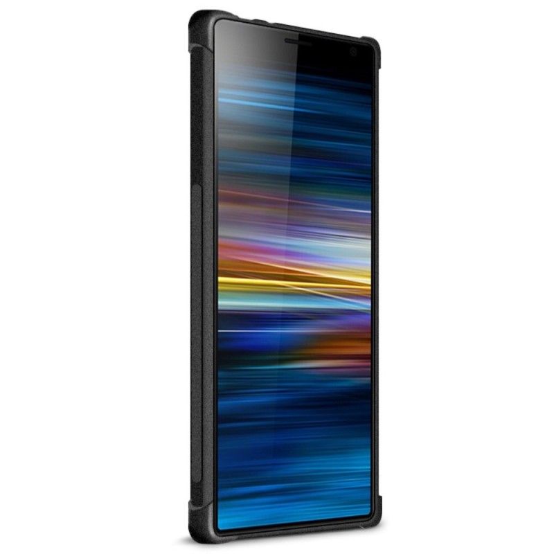 Deksel Sony Xperia 10 Svart Imak Hudfølelse Beskyttelse