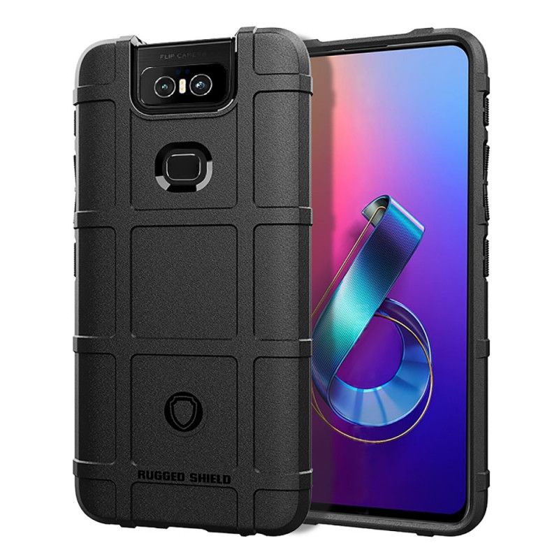 Deksel Asus ZenFone 6 Svart Robust Skjold