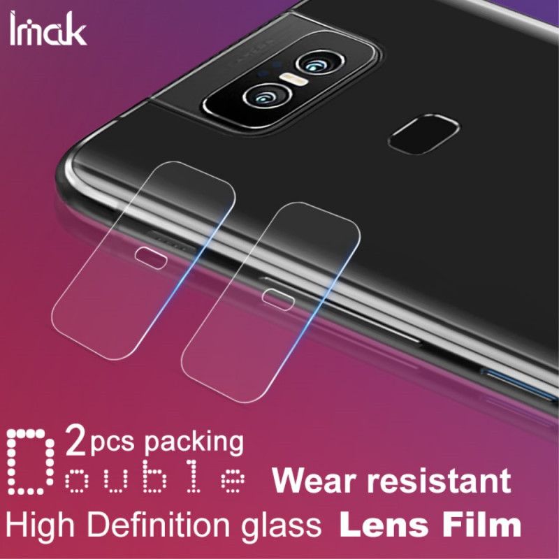 Herdet Glassbeskyttelse For Asus ZenFone 6 Imak-Linse