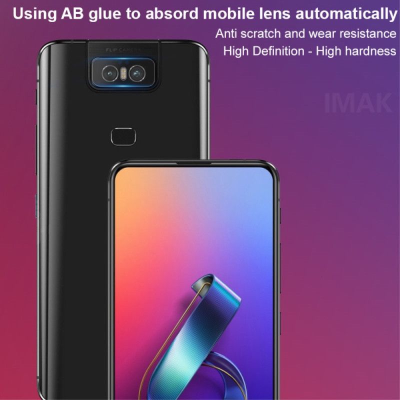 Herdet Glassbeskyttelse For Asus ZenFone 6 Imak-Linse