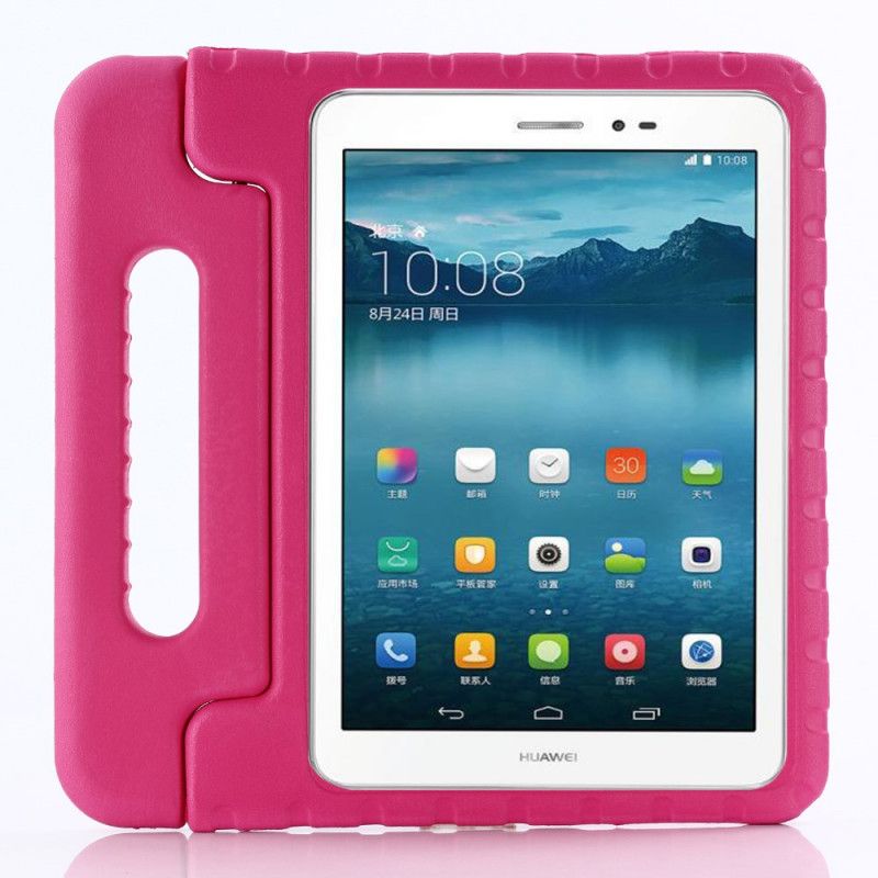 Deksel for Huawei MediaPad T3 10 Magenta Eva Skum For Barn