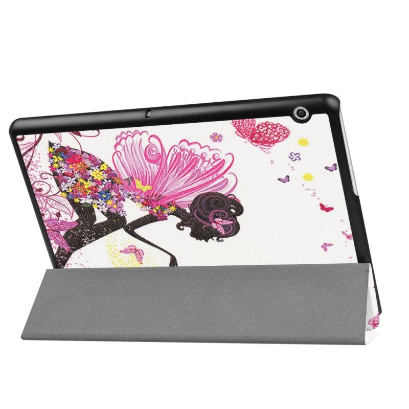 Smart Sak Huawei MediaPad T3 10 Blomsterfe