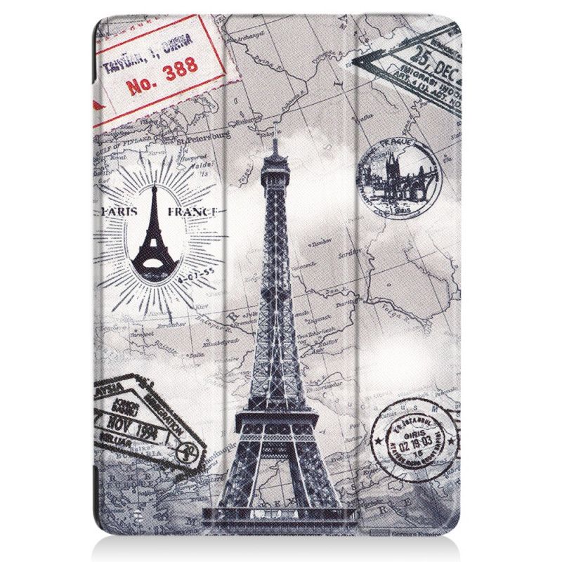 Smart Veske Huawei MediaPad T3 10 Retro Eiffeltårnet