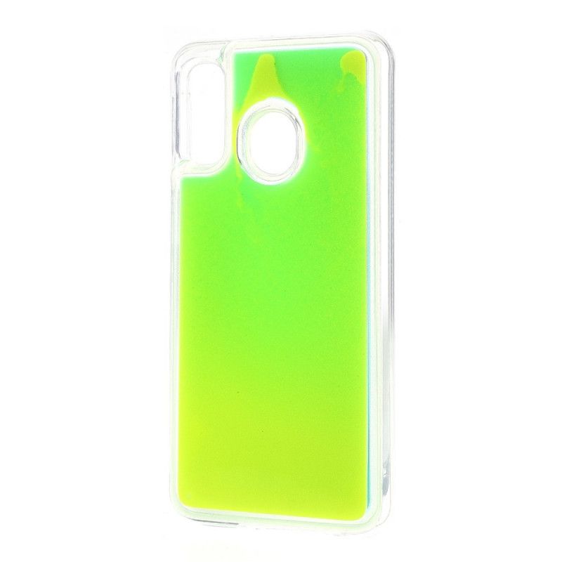 Deksel for Samsung Galaxy A40 Lilla Fluorescerende