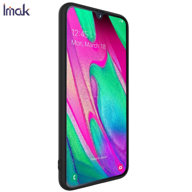 Deksel for Samsung Galaxy A40 Svart Frostet Imak