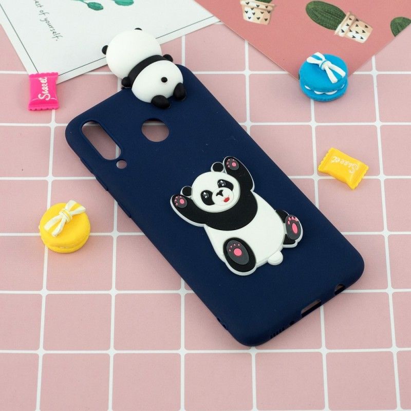 Deksel Samsung Galaxy A40 3D Stor Panda Anti-fall