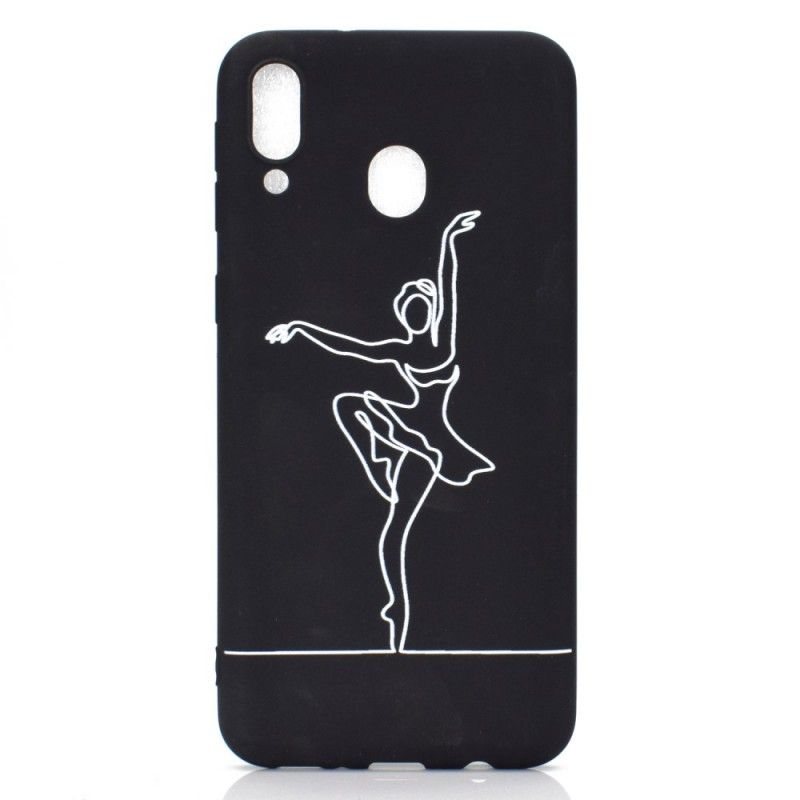 Deksel Samsung Galaxy A40 Kunst Ballerina