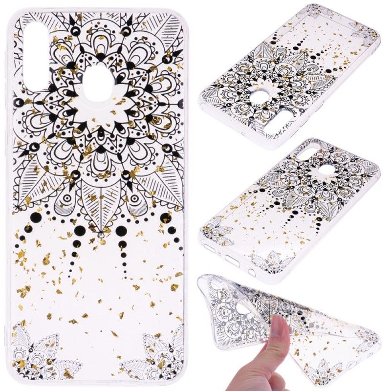 Deksel Samsung Galaxy A40 Mandala Design Anti-fall