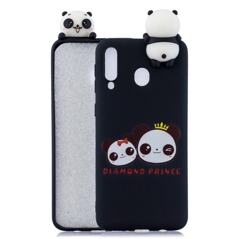 Deksel Samsung Galaxy A40 Mobildeksel 3D Panda Prinsen