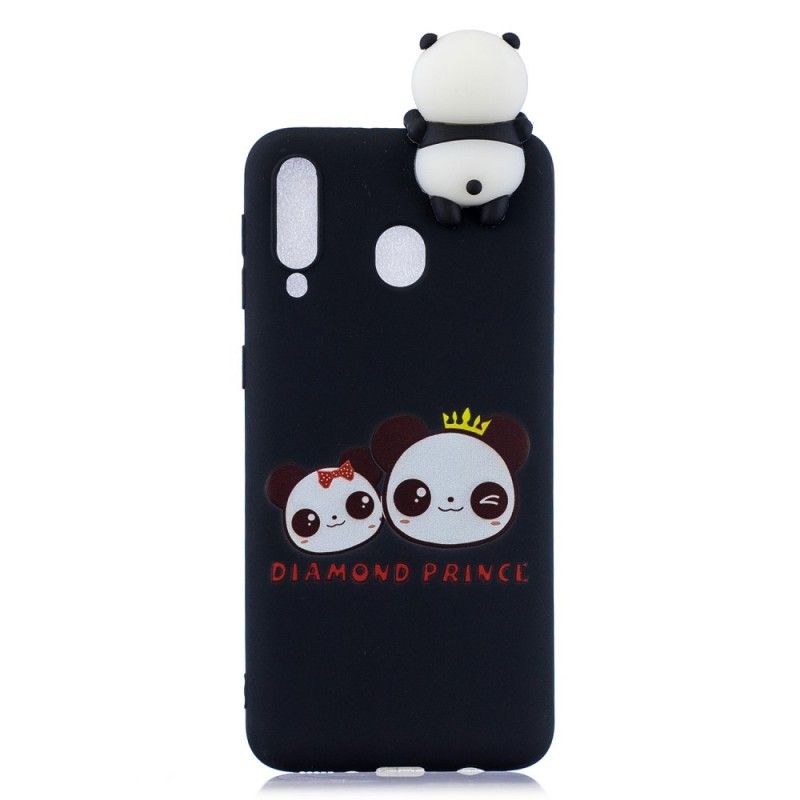 Deksel Samsung Galaxy A40 Mobildeksel 3D Panda Prinsen