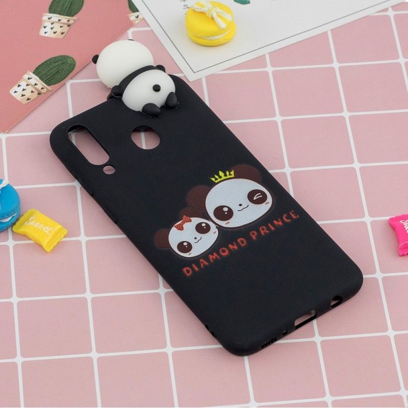 Deksel Samsung Galaxy A40 Mobildeksel 3D Panda Prinsen