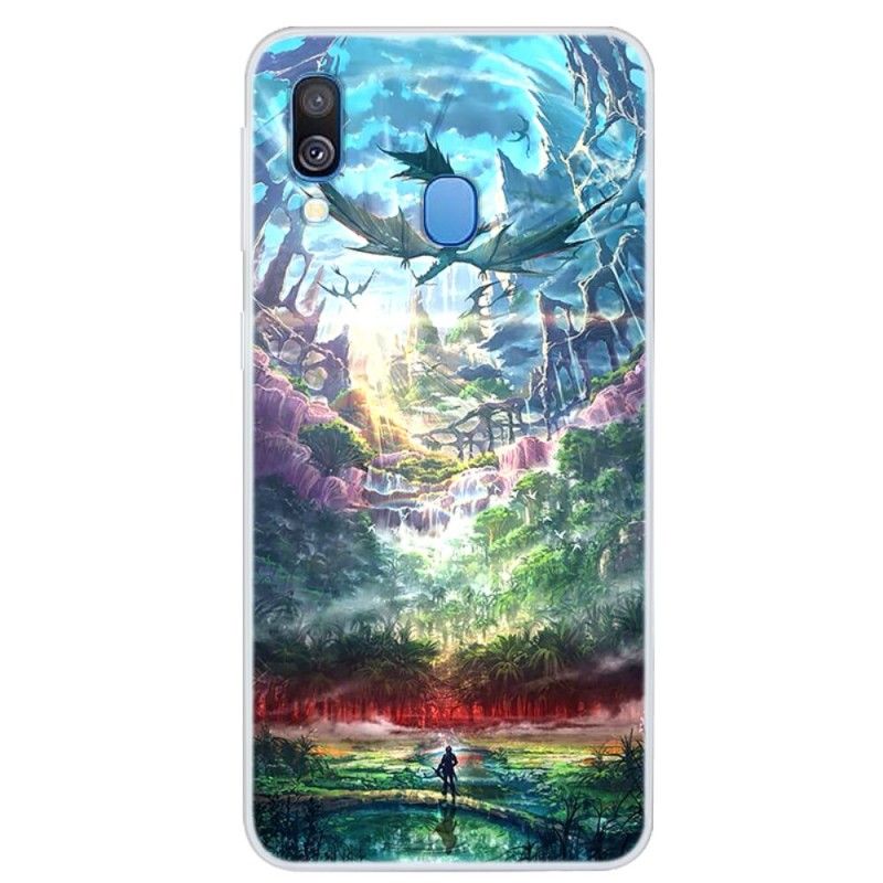 Deksel Samsung Galaxy A40 Mobildeksel Himmelsk Natur