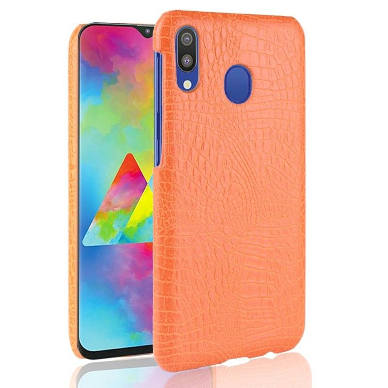 Deksel Samsung Galaxy A40 Svart Krokodillehudeffekt