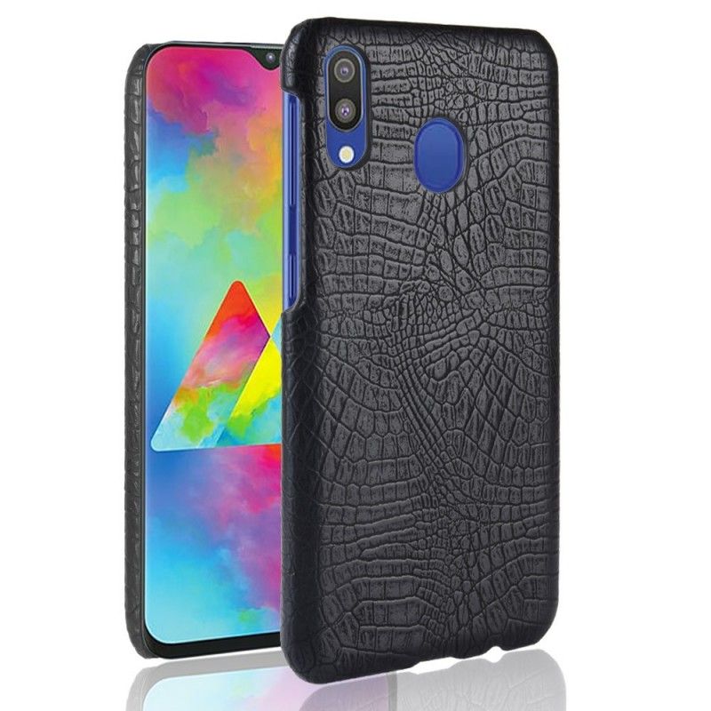 Deksel Samsung Galaxy A40 Svart Krokodillehudeffekt