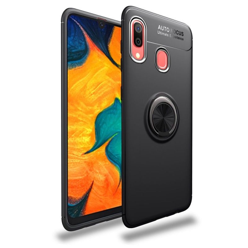 Deksel Samsung Galaxy A40 Svart Roterende Ring