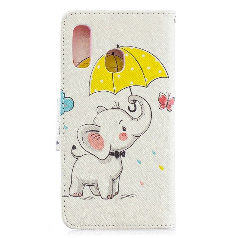 Folio Deksel for Samsung Galaxy A40 Elefant