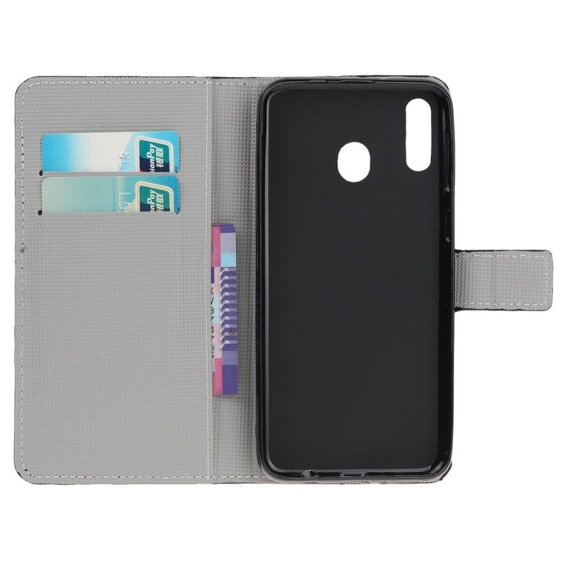 Folio Deksel for Samsung Galaxy A40 Usas Flagg