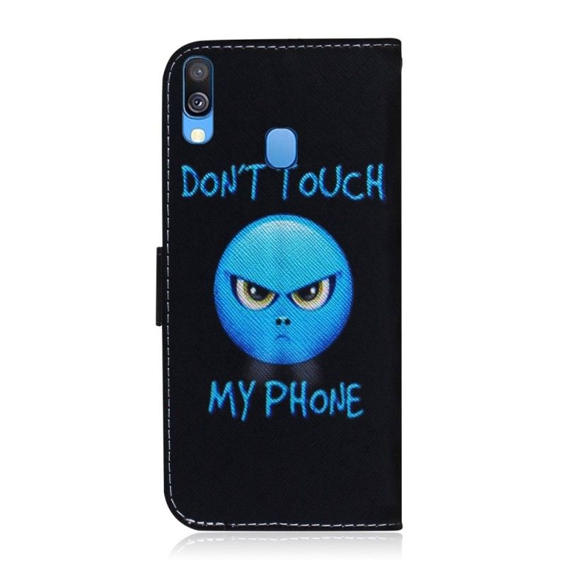 Folio Deksel Samsung Galaxy A40 Emoji-Telefon