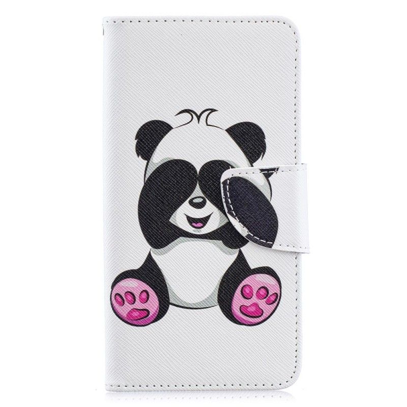 Folio Deksel Samsung Galaxy A40 Morsom Panda