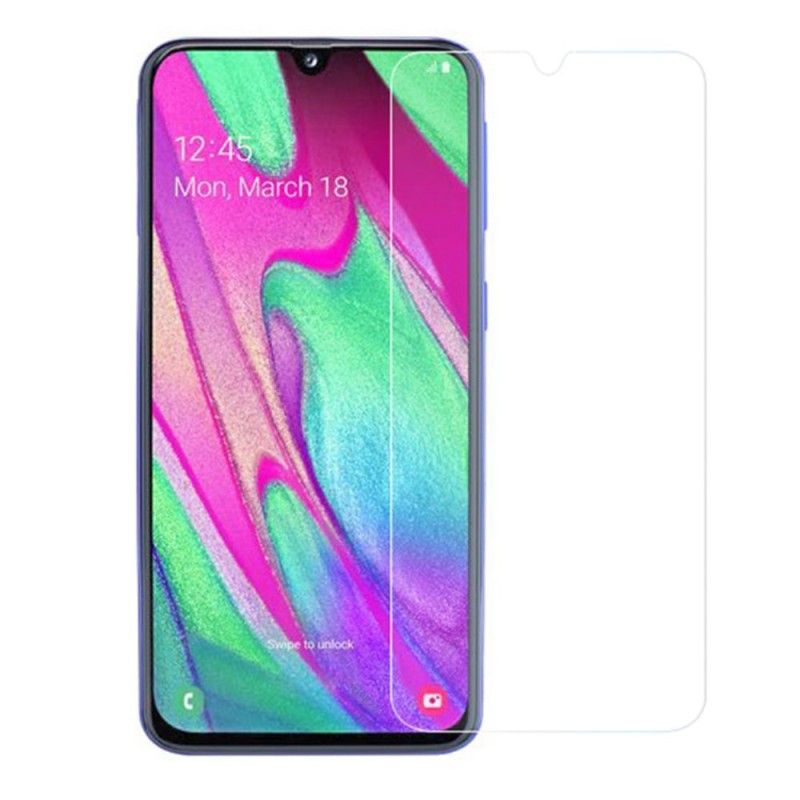 Herdet Glassbeskyttelse For Samsung Galaxy A40 Skjermen