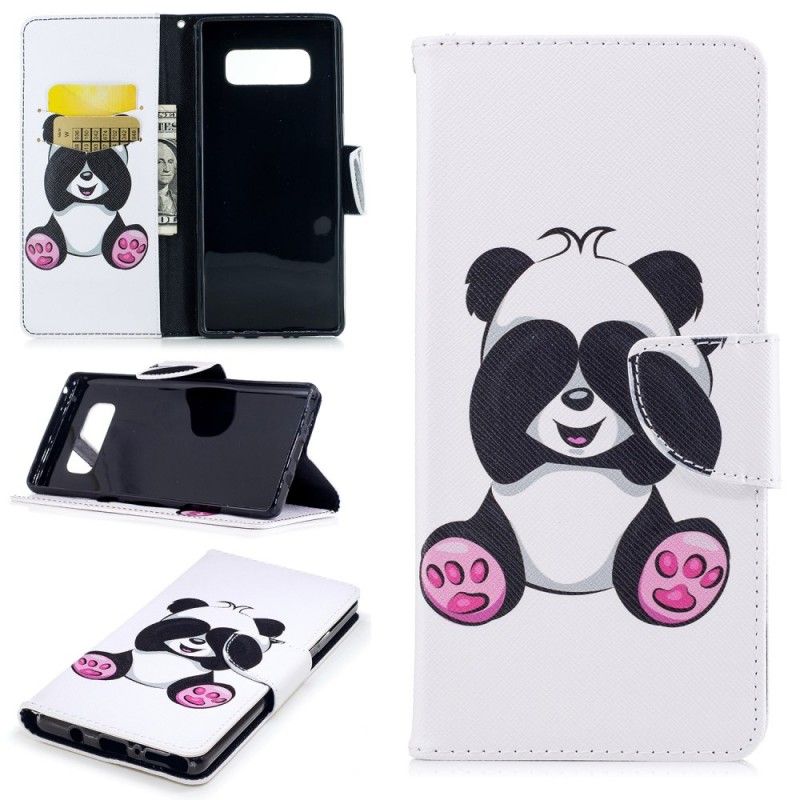 Folio Deksel for Samsung Galaxy Note 8 Morsom Panda