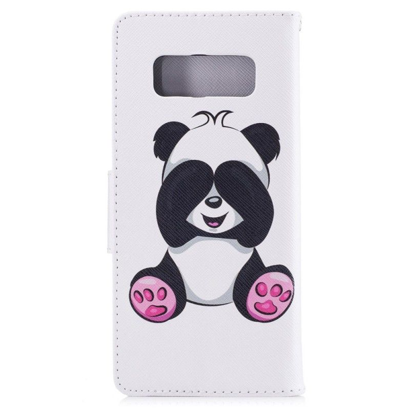 Folio Deksel for Samsung Galaxy Note 8 Morsom Panda